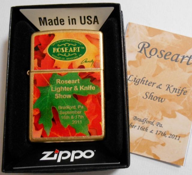 画像: ☆ROSEART！ローズアート 限定５０個  Lighter & Knife Show ２０１１年 ZIPPO！新品