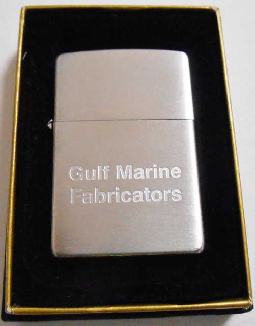 画像: ★GULF！ガルフ石油！Gulf Marine Fabricators ２００２年 ZIPPO！新品