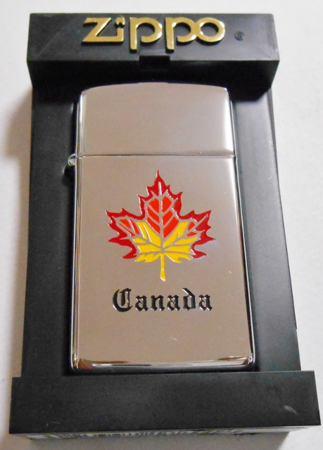 ビンテージ ZIPPO カナダ メープルリーフ種類オイルライター - タバコ 