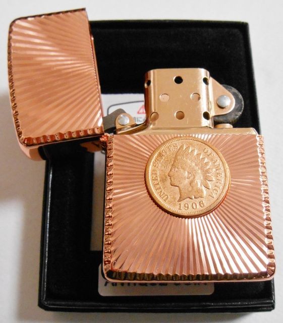 画像: ☆豪華！銅加工！Copper ANTIQUE COIN Armor ２００７年 ZIPPO！新品