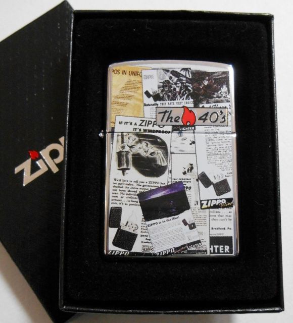 画像: ★１９４０年代 オールド広告デザイン！２００７年 チョイス・コレクション ZIPPO！新品