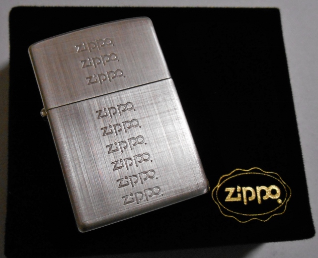 画像: ☆お洒落・・デザイン！１９９９年８月（H）ZIPPOロゴｘ９ 銀加工 ZIPPO！未使用品A