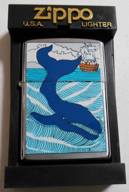 画像1: ☆くじら！Ｗｈａｌｅ　２０００年 クジラ・デザイン ＃２００  ＺＩＰＰＯ！新品A