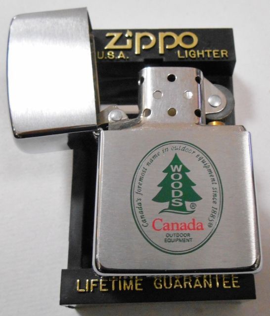 画像: ★WOODS！カナダのアウトドア・ブランド　ウッズ １９９６年 ＃２００ ZIPPO！新品B