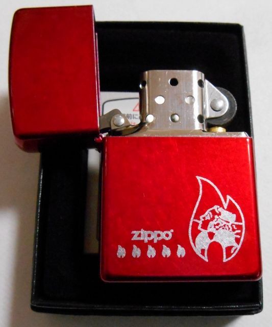 画像: ☆Windy！ウィンディ 色鮮やかな・・Candy Apple Red ２００６年 Zippo！新品B