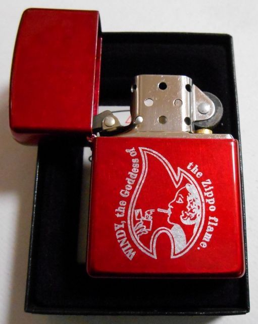 ☆Windy！ウィンディ 色鮮やかな・・Candy Apple Red ２００６年 Zippo！新品A - ジッポーパーク Zippopark