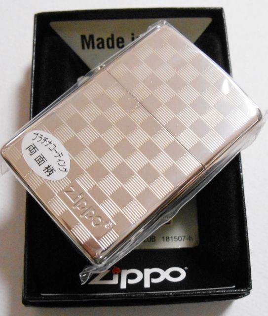 画像: ☆輝く・・プラチナ加工！PLATINUM COATING 両面デザイン ZIPPO！新品B