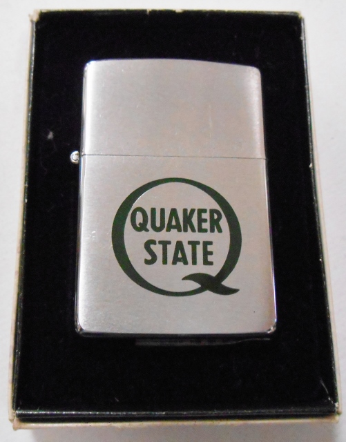 画像1: ☆QUAKER STATE！１９８０年製 エンジンオイルの米国クエーカーステート ZIPPO！未使用品