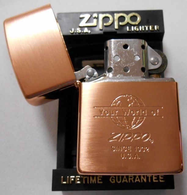 画像: ☆１９９１年９月（I） 渋い・・COPPER 銅加工！デザイン ZIPPO！新品A