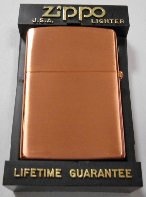 画像: ☆１９９１年９月（I） 渋い・・COPPER 銅加工！デザイン ZIPPO！新品A