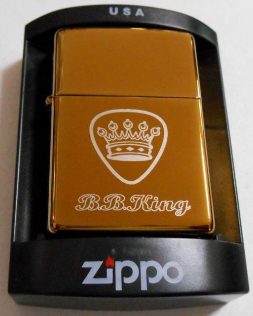 画像1: ☆B.B.KING！ブルース界の巨匠 B.B.キング ブロンズ ２００７年 USA ZIPPO！新品