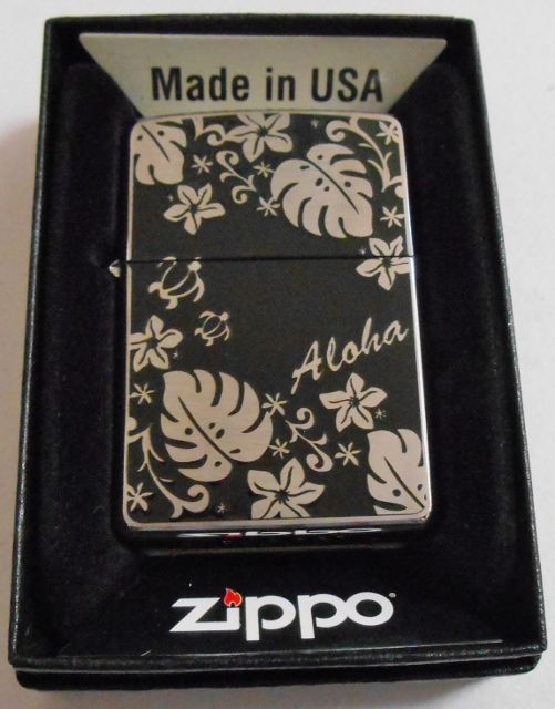 画像: ☆ハワイアン・デザイン！Direct Etching ＃２００ ２０１４年 ZIPPO！新品B