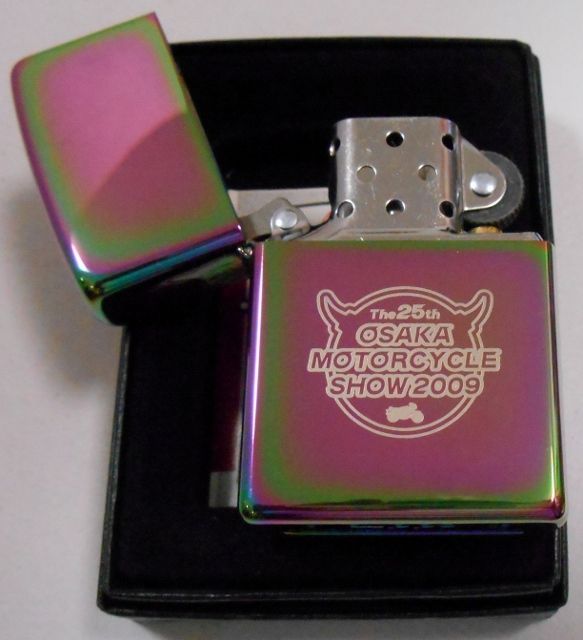 画像: 第２５回 大阪モーターサイクル・ショー ２００９！虹色スペクトラム 限定２５個 ZIPPO！新品