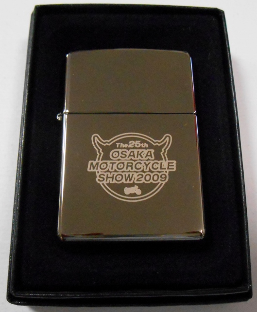 画像: 第２５回 大阪モーターサイクル・ショー ２００９！ブラックアイス 限定２５個 ZIPPO！新品