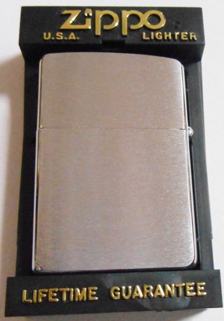 画像: ☆１９９５年３月（C)製　一番シンプルな・・＃２００　Ｂｒｕｓｈｅｄ　Ｚｉｐｐｏ！新品