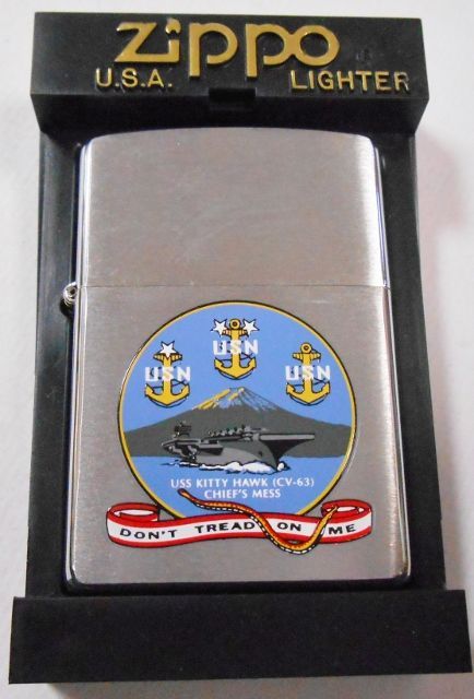 画像1: ☆米海軍！USS KITTY HAWK CV-６３ キティホーク 富士山 ２００１年１０月 ＺＩＰＰＯ！新品