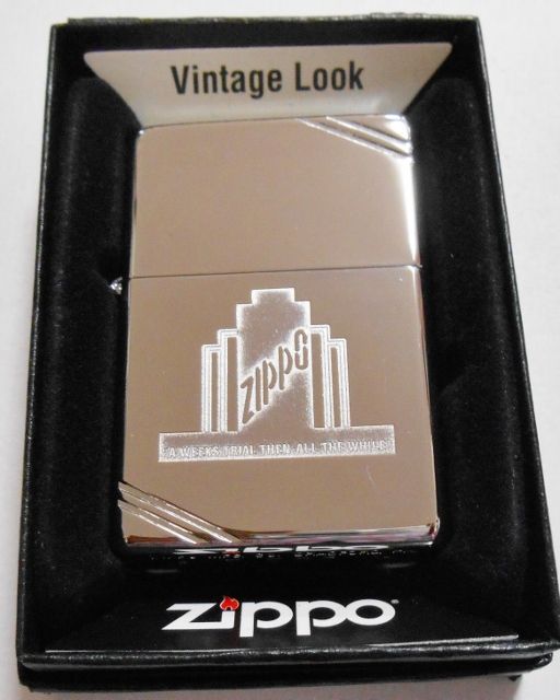 画像1: ☆ ジッポーオールドＢＯＸ柄！Wスラッシュ １９３７モデル HP ２０１２年 USA ZIPPO！新品