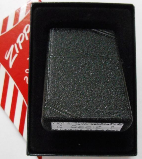 画像: ★１９３７レプリカ ★ブラック・クラックル！Wライン Black Crackle ２００７年１０月 ZIPPO！新品