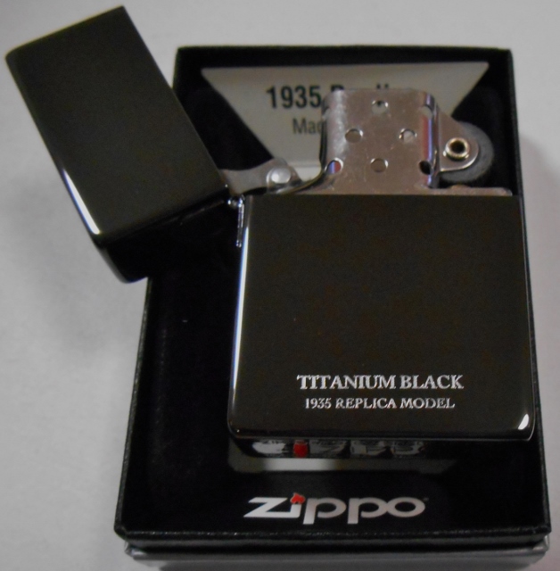 画像: ★黒！１９３５ REPLICA  TITANIUM BLACK ブラックチタン！２０１４年 ZIPPO 新品