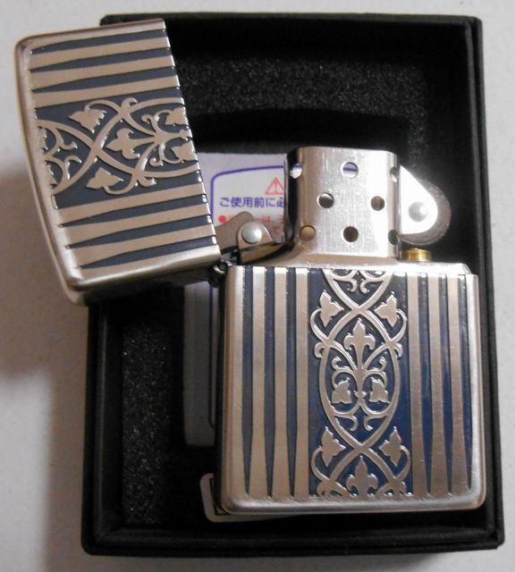 画像: ★２０歳の記念に・・ロマネスク！中世ローマ風 両面深彫デザイン ２００４年４月 ZIPPO！新品その１