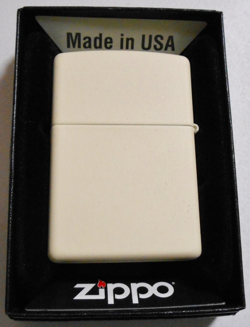 画像: ZIPPO社 ２０１５年 お洒落な・・デザイン！クリーム ZIPPO 新品B