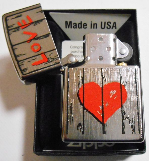 画像: Love & Heart！お洒落な・・デザイン ２０１５年 USA ZIPPO！新品