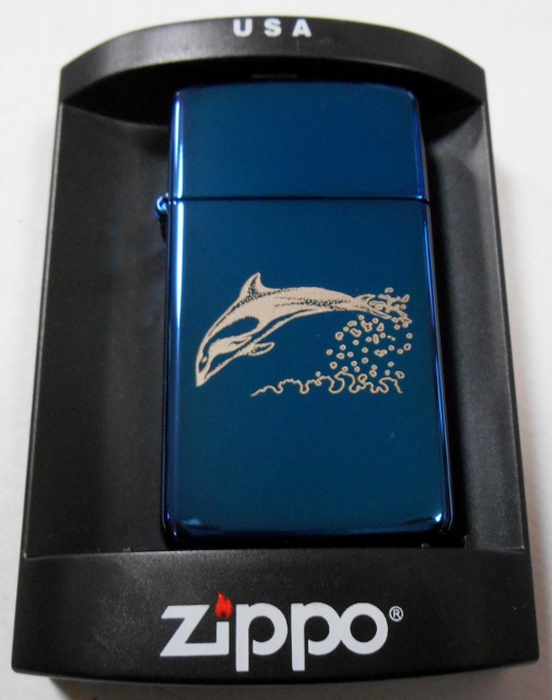 画像: ☆イルカ！スリム ＤＯＬＰＨＩＮ サファイアブルー ２００３年　SLIM ＺＩＰＰＯ！新品A