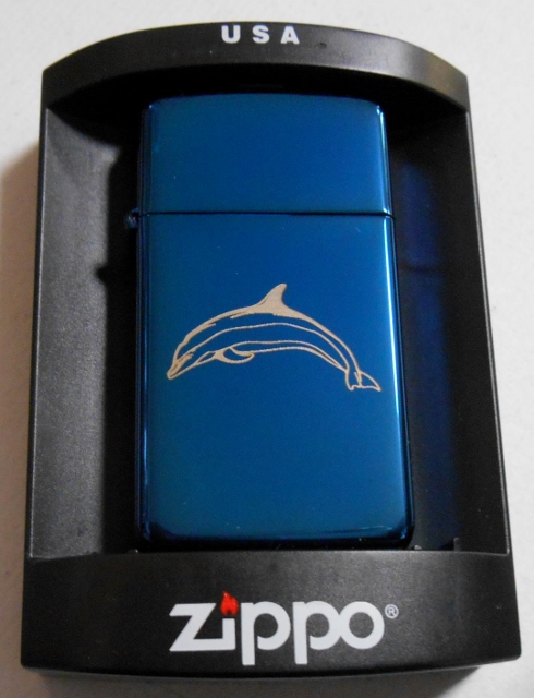 画像1: ☆イルカ！スリム ＤＯＬＰＨＩＮ サファイアブルー ２００３年　SLIM ＺＩＰＰＯ！新品B