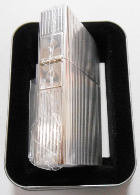 画像: ☆１９３３ FIRST RELASE シルバー 五面 縦ストライプライン ZIPPO！新品