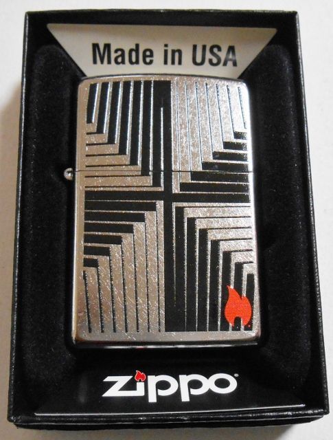 画像1: お洒落な・・デザイン！ストリート・クローム ２０１５年 USA ZIPPO！新品A