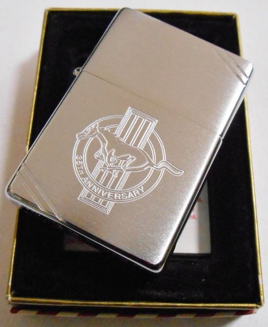 FORD MUSTANG！マスタング ３５周年記念 １９９９年 １９３７モデル ZIPPO！新品B - ジッポーパーク Zippopark