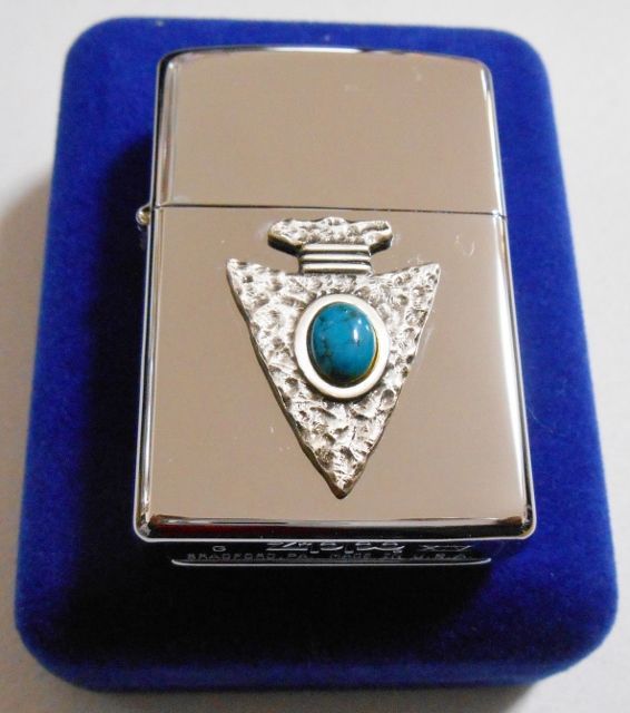 画像1: ☆ラッキーストーン！★ターコイズ石 エンブレム １９９８年７月 ＃２５０ ＺＩＰＰＯ！新品