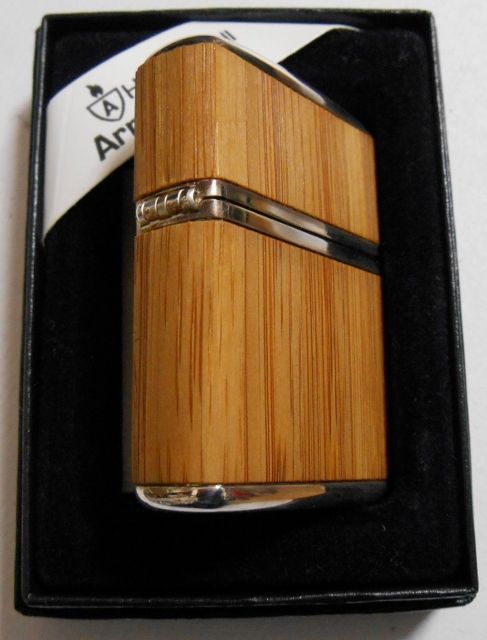 画像: 竹！バンブー Wood （天然本竹巻き）Bamboo Armor ２００７年 ZIPPO！新品