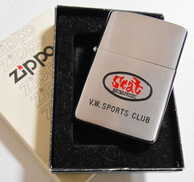 画像: ☆１９７９年 SCAT！ビートルの・・スキャット V.W SPORTS CLUB ZIPPO！未使用品