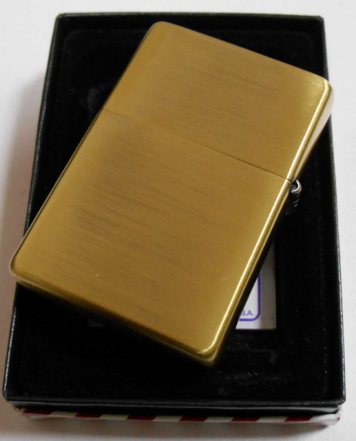 画像: １９３７ VINTAGE　BRASS ANTIQUE ２００４年 真鍮古美 ZIPPO！新品