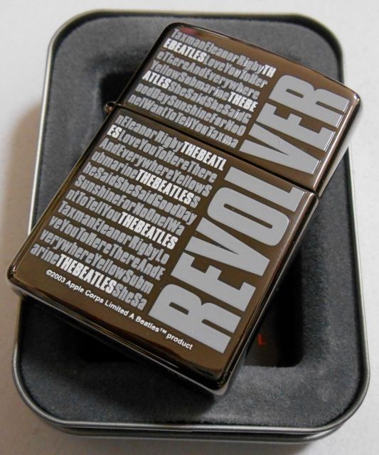 画像: ☆THE BEATLES！ビートルズ！REVOLVER ２００３年 ブラックアイス ZIPPO！新品