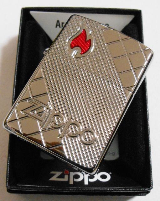 画像: ☆豪華！ＺＩＰＰＯ社 お洒落な・・アーマー 炎＆深彫り ARMOR ２０１５年 ＺＩＰＰＯ！新品