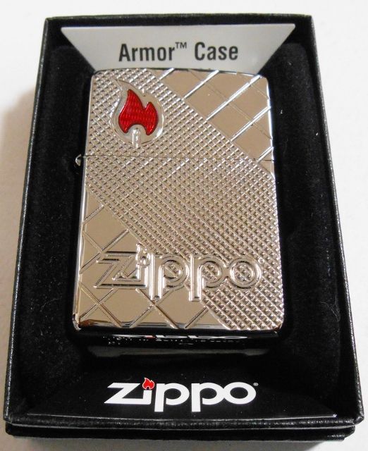 画像1: ☆豪華！ＺＩＰＰＯ社 お洒落な・・アーマー 炎＆深彫り ARMOR ２０１５年 ＺＩＰＰＯ！新品