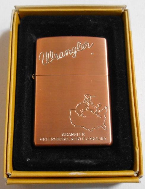 ☆ラングラー！ジーンズ・ブランド Wrangler 銅加工 ２００１年１１月