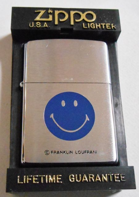 画像1: ☆いつも・・ニコニコ！スマイリー　ブルーのＳＭＩＬＥＹ １９９９年１２月 ＃２００ ZIPPO！新品