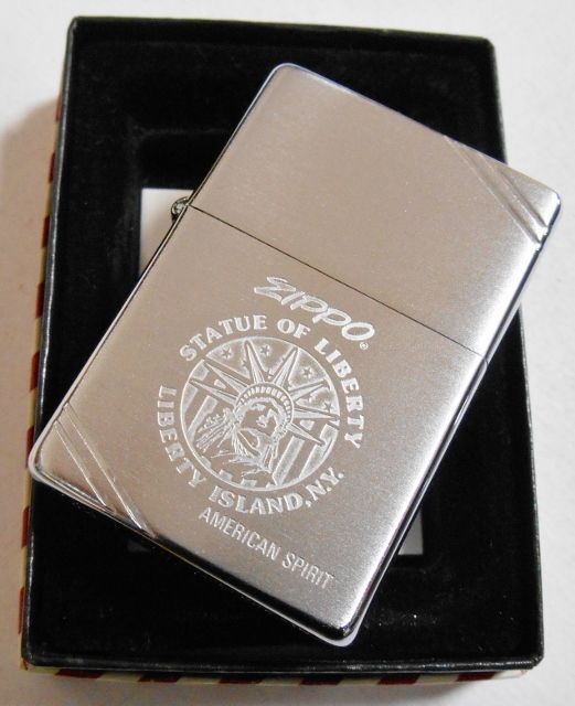 【スマホ】zippo ジッポー 1937レプリカ　自由の女神　製造月刻印無し 喫煙具・ライター