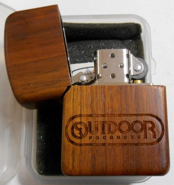 画像: ★１９９７年 ZIPPO OUTDOOR PRODUCTS WOOD！★全面天然木巻き ZIPPO 未使用品B