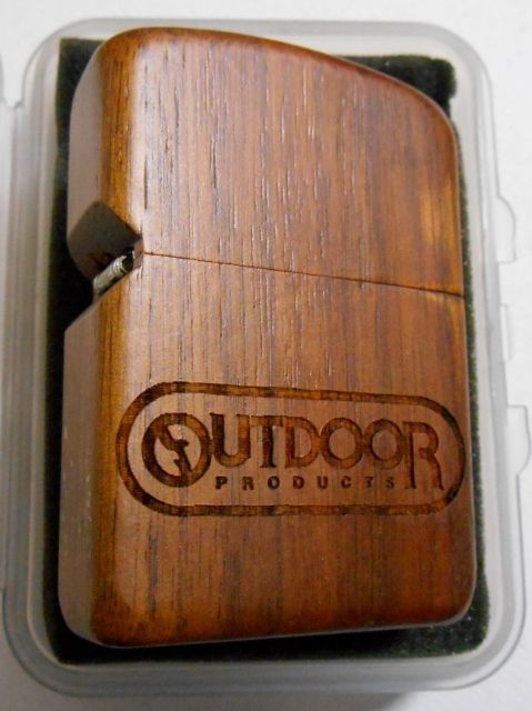 画像: ★１９９７年 ZIPPO OUTDOOR PRODUCTS WOOD！★全面天然木巻き ZIPPO 未使用品B