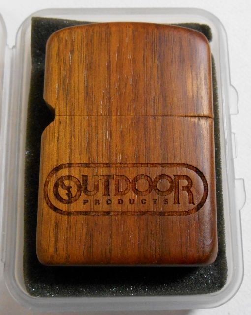 画像1: ★１９９７年 ZIPPO OUTDOOR PRODUCTS WOOD！★全面天然木巻き ZIPPO 未使用品B