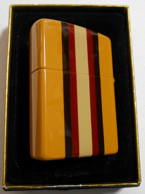 画像: お洒落な・・ストライプ STRIPE！全面 オールカラー ２００１年 ZIPPO！新品B