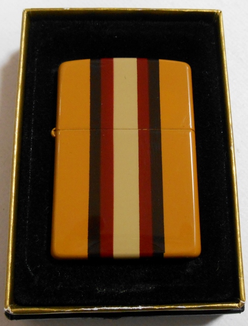 画像1: お洒落な・・ストライプ STRIPE！全面 オールカラー ２００１年 ZIPPO！新品B