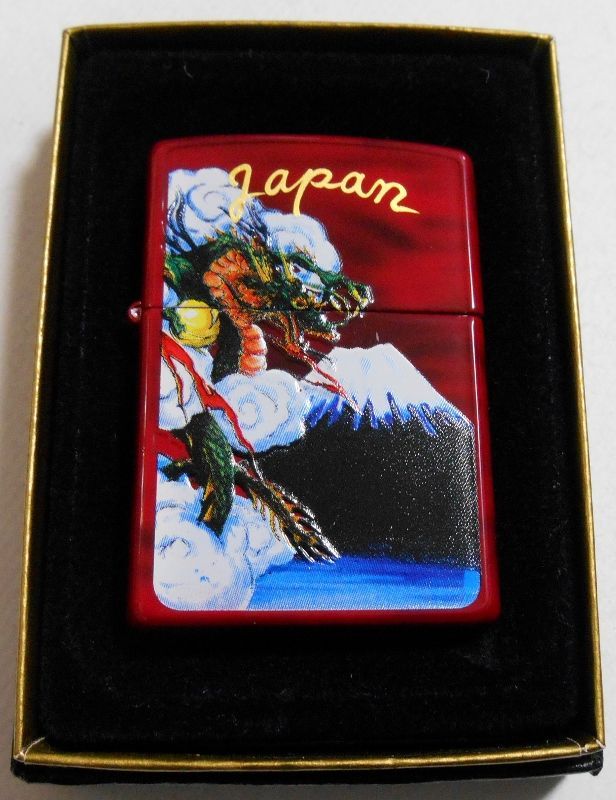 画像1:  ☆Japan スカジャン！龍＆富士山 両面デザイン ２００３年 ＺＩＰＰＯ！新品