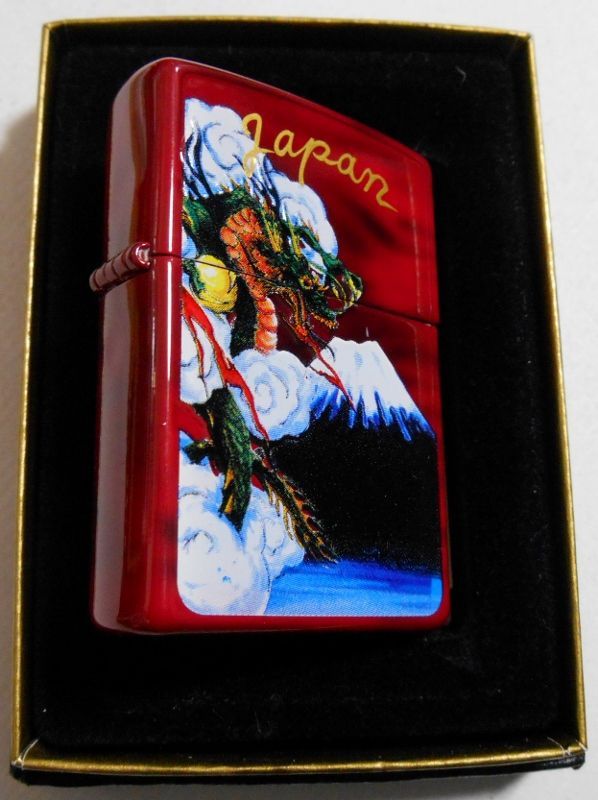 画像:  ☆Japan スカジャン！龍＆富士山 両面デザイン ２００３年 ＺＩＰＰＯ！新品