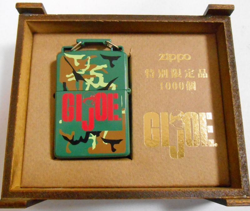 画像: ☆GI JOE！燃料携行缶デザイン グリーン・両面カモ １９９８年４月製 限定ZIPPO！新品B