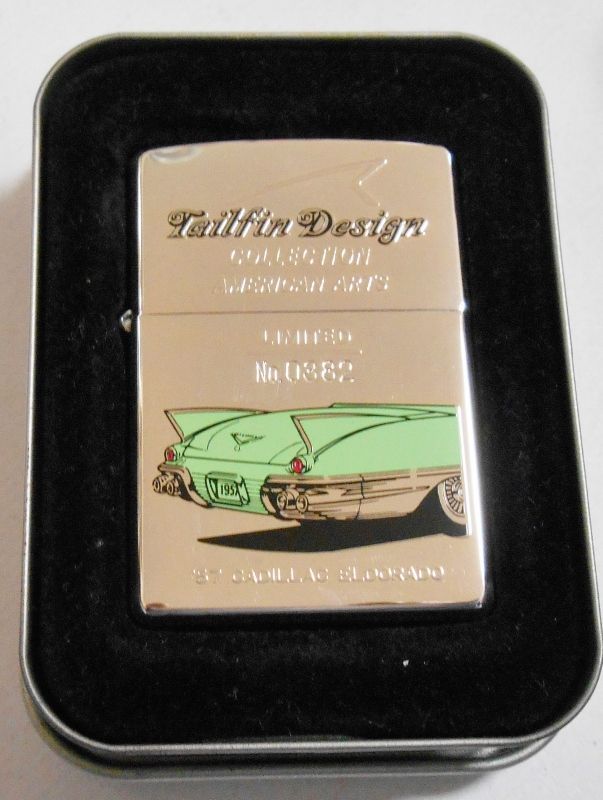 画像1: ☆アメ車！Tailfin １９５７ CADILLAC ELDORAD １９９９年１２月 限定ZIPPO！未使用品